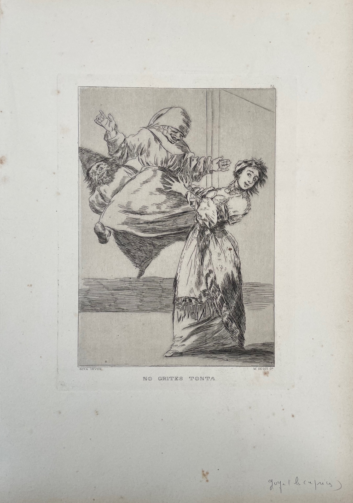 No Grites Tonta - Francisco De Goya – Image 1
