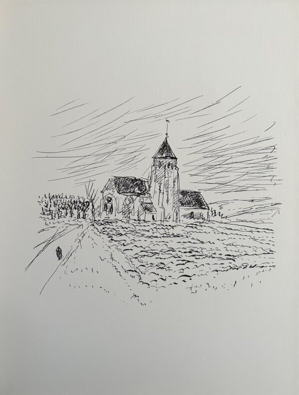 L'entree du Village - Dunoyer De Segonzac André