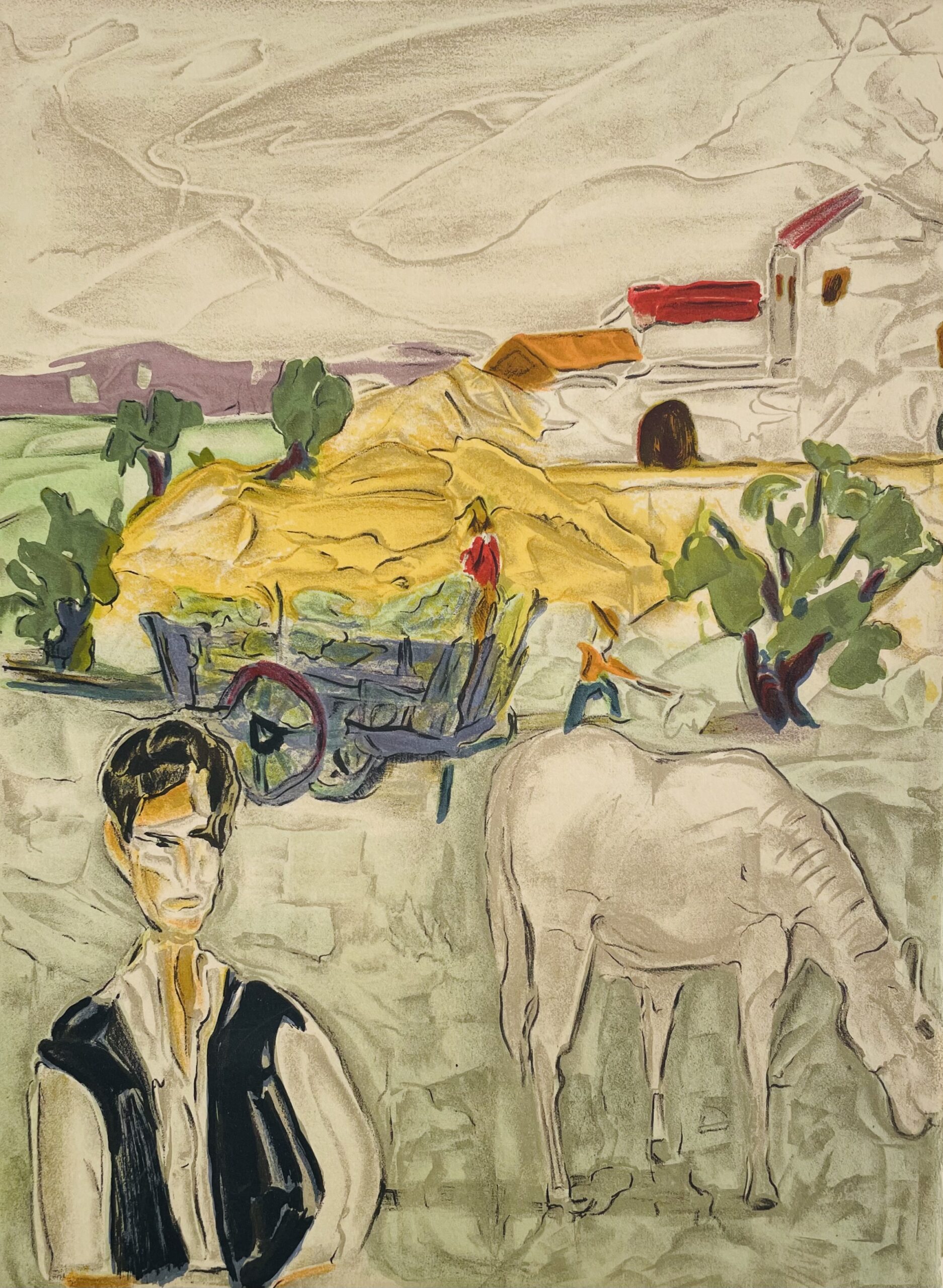 Paysage de Campagne - Toussaint Ambrogiani D
