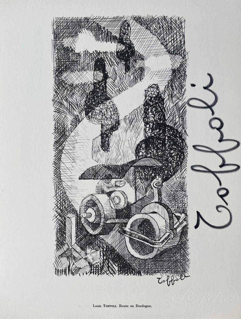 Route en Dordogne - Louis Toffoli – Image 1