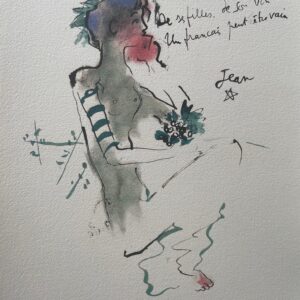 Bacchante Assise - Jean Cocteau