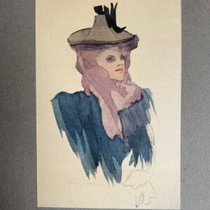 Americaine au Filet Rouge - Jacques Villon