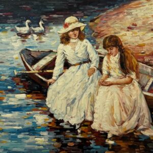 Les Enfants Près de L’eau Vive - Ecole Française Xxe