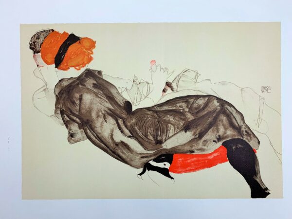 La Fille aux Cheveux Rouges - 1912 - Egon Schiele