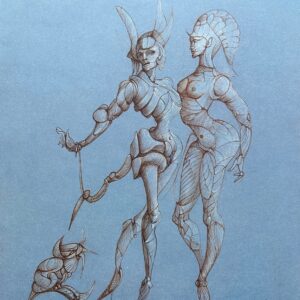Couple Surrealiste 1980 - Léonor Fini