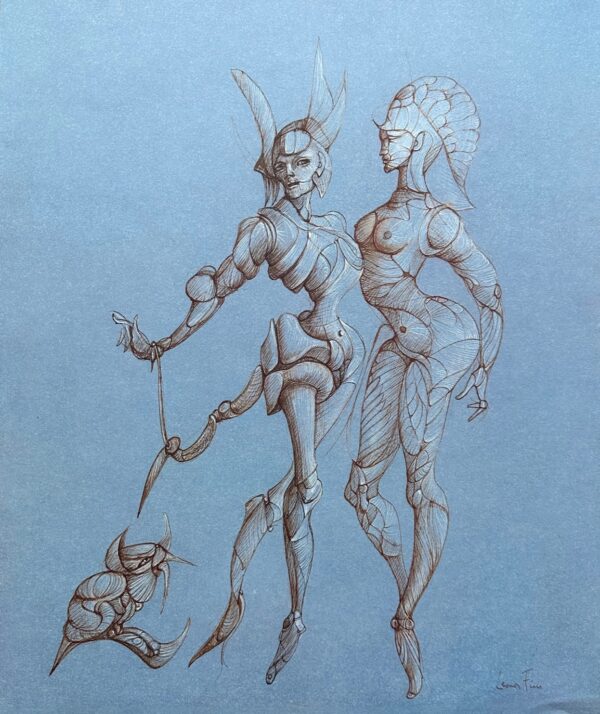 Couple Surrealiste 1980 - Léonor Fini