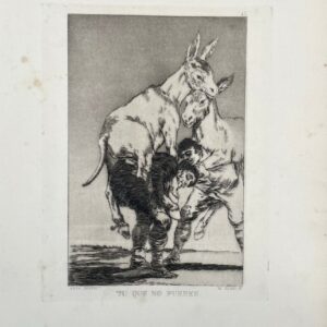 Tu Que No Puedes - Francisco De Goya