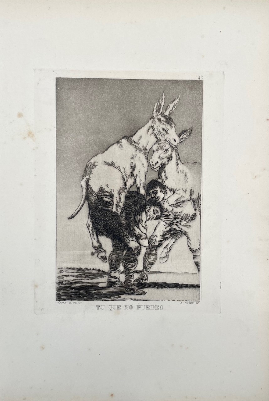 Tu Que No Puedes - Francisco De Goya – Image 1