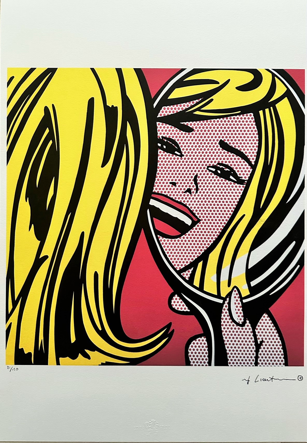 Blonde au Miroir - Roy Lichtenstein – Image 1
