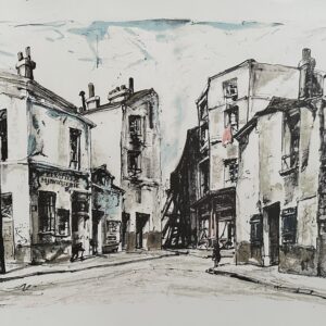 Rue de la Santé - Tsuguharu Léonard Foujita