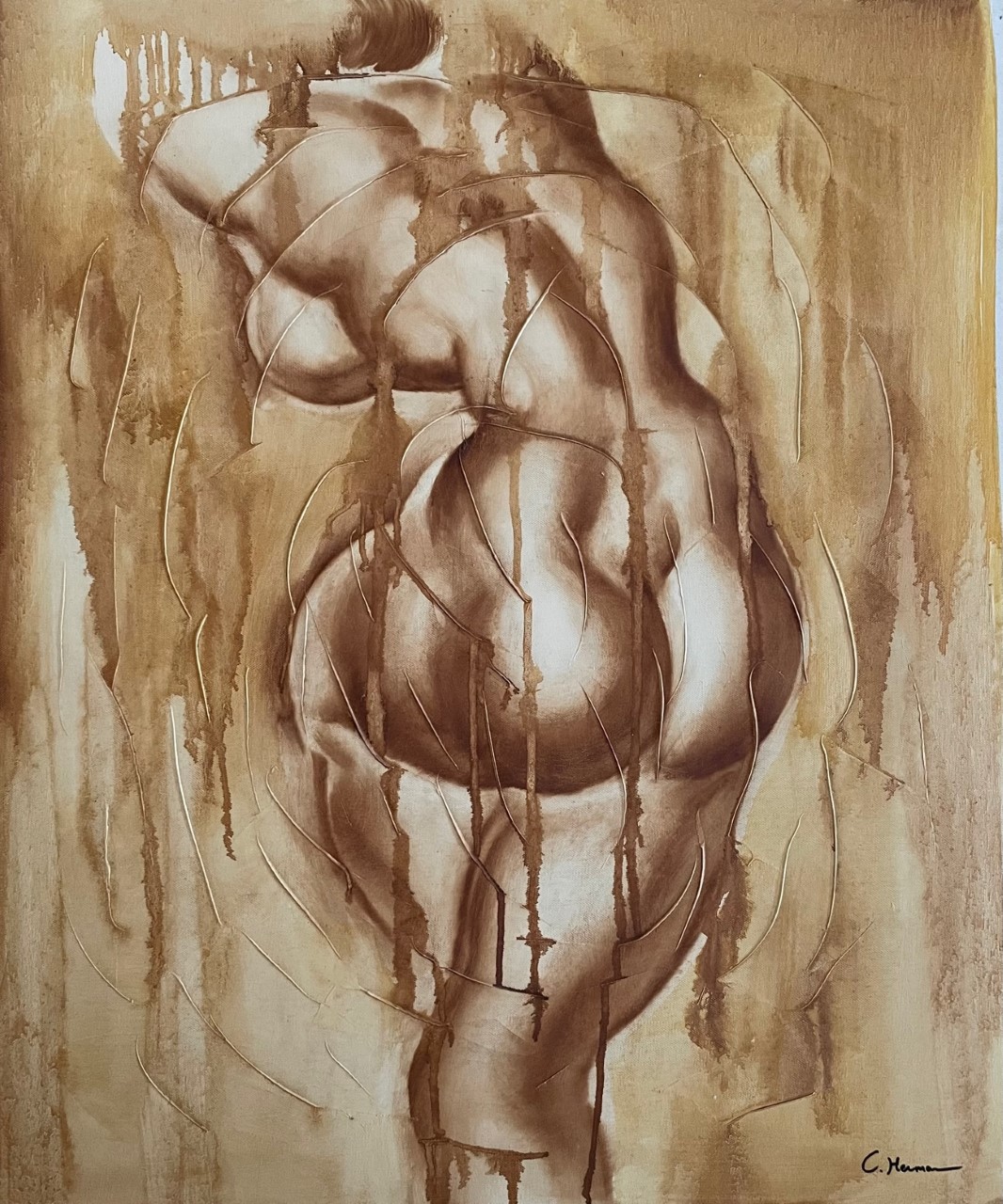 Nu de Dos - Carole Hermann 20E Eeuw – Image 1