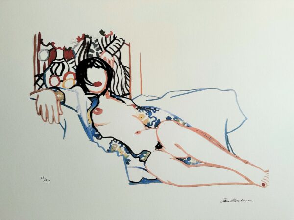 Nu Féminin Allongé - Wesselmann Tom