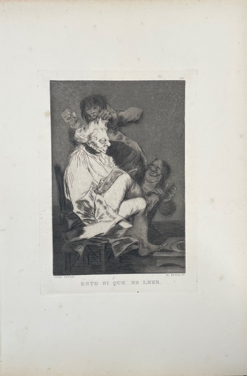 Esto Si Que Es Leer - Francisco De Goya – Image 1