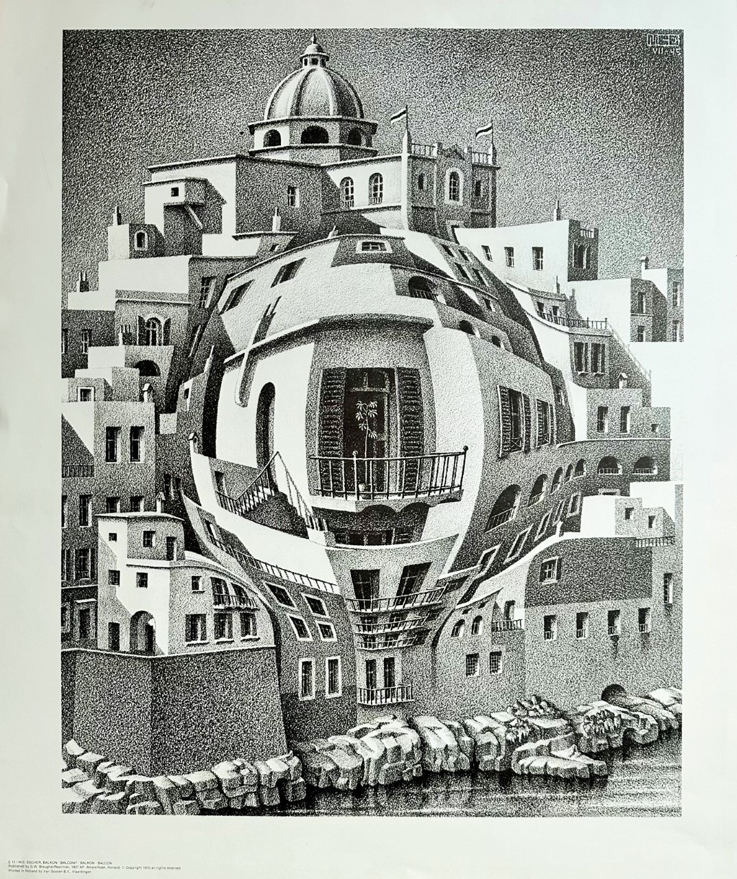 Le Balcon - Maurits Cornelis Escher – Image 1