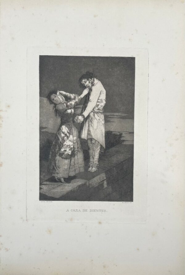 A Caza de Dientes - Francisco De Goya