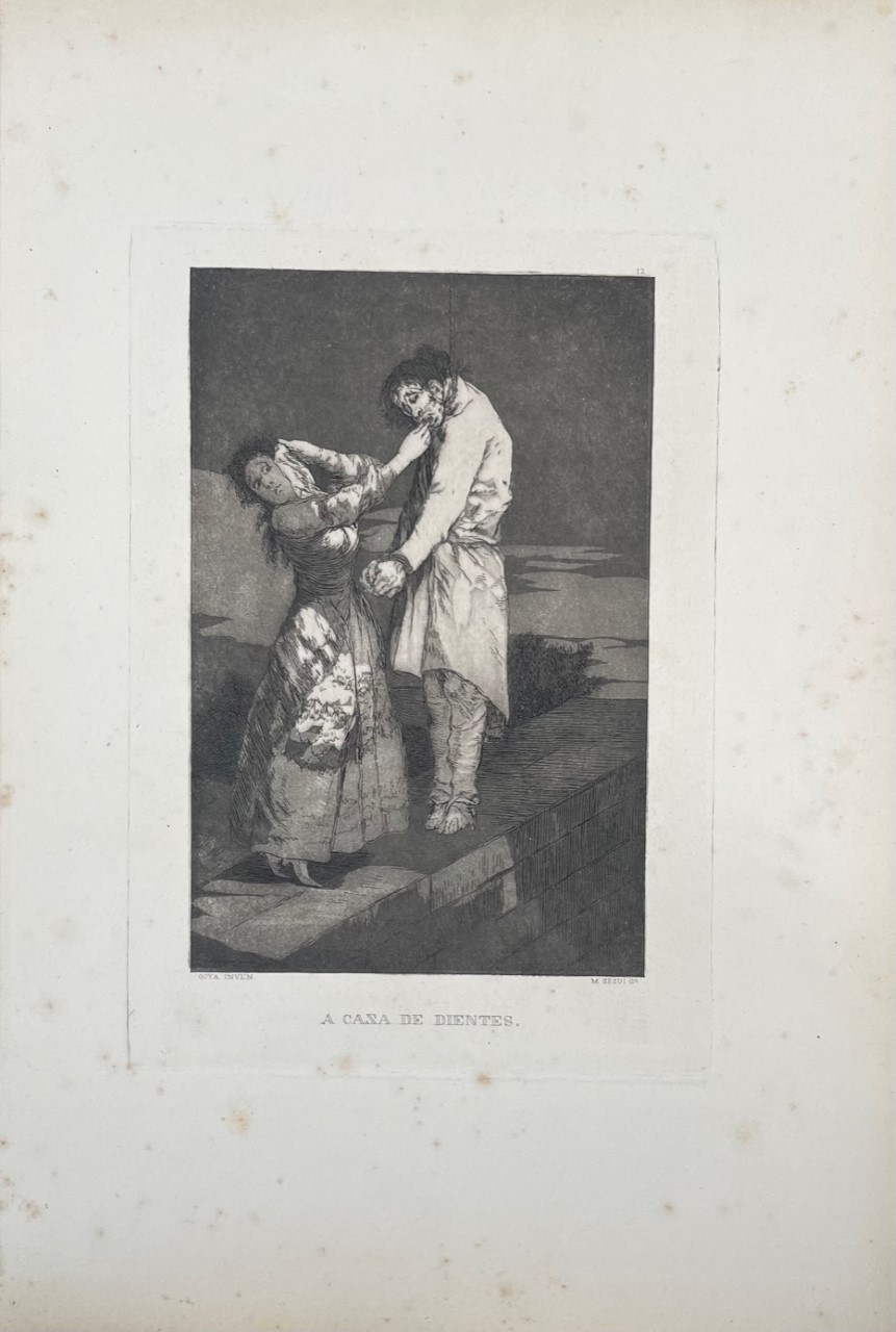 A Caza de Dientes - Francisco De Goya – Image 1