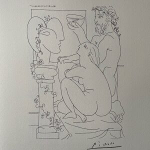 Sculpteur au Bol et Modele Accroupi - Pablo Picasso
