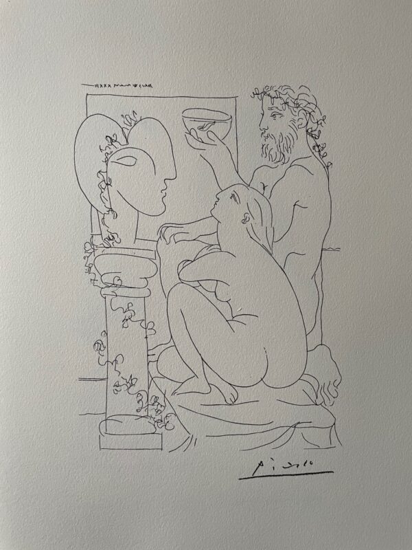 Sculpteur au Bol et Modele Accroupi - Pablo Picasso