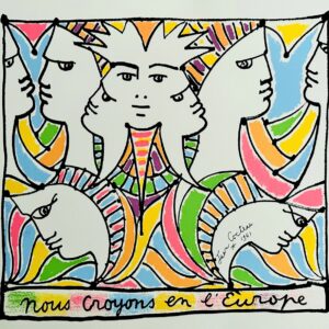 Nous Croyons en L’europe Iii 1961 - Cocteau Jean