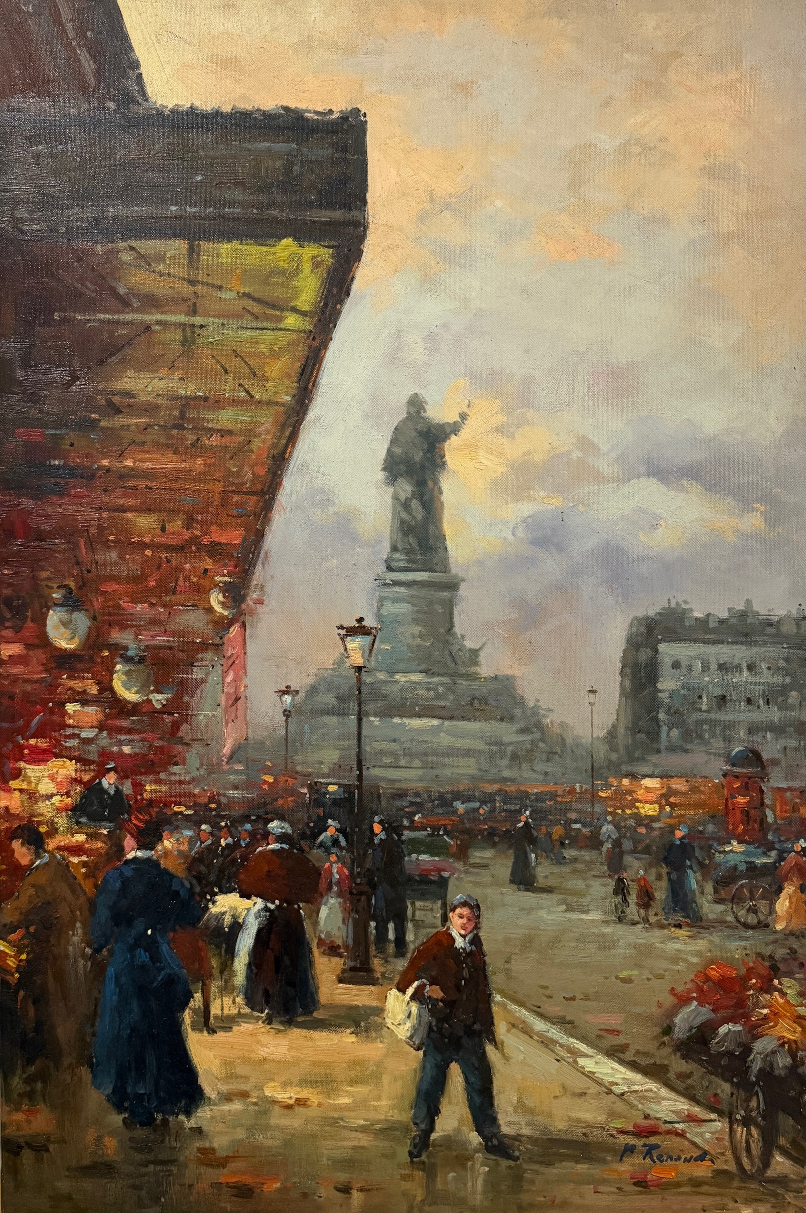 Rue Ancienne, Heure Dorée - Ecole Française Xxe – Image 1