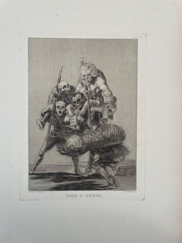 Unos A Otros - Francisco De Goya