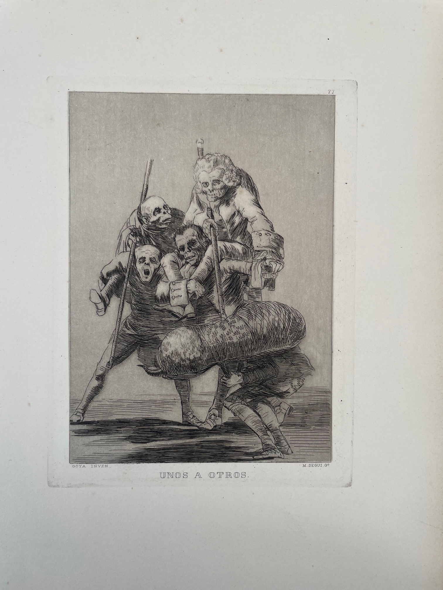 Unos A Otros - Francisco De Goya – Image 1