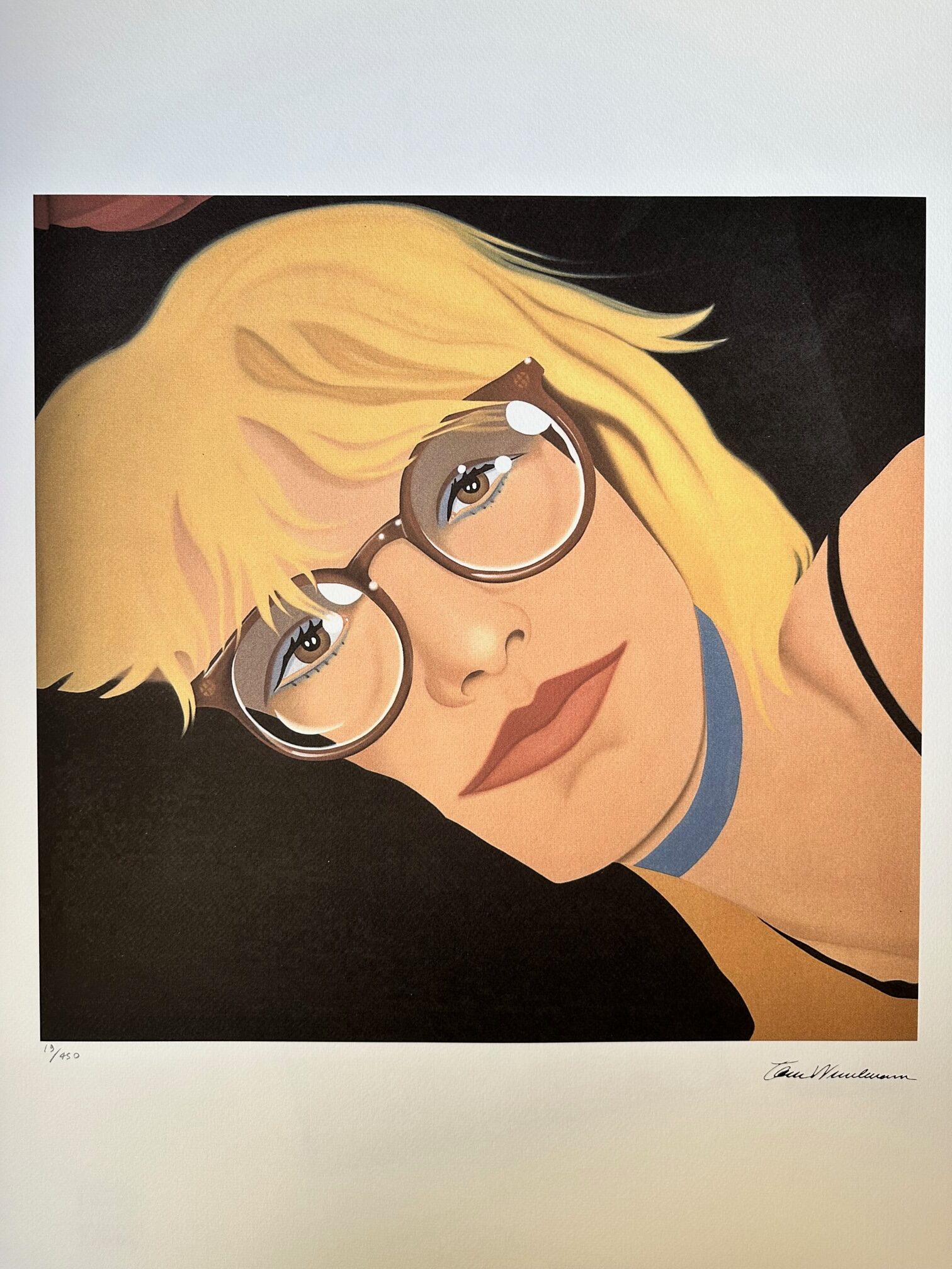 Femme Blonde aux Lunettes - Tom Wesselmann – Image 1
