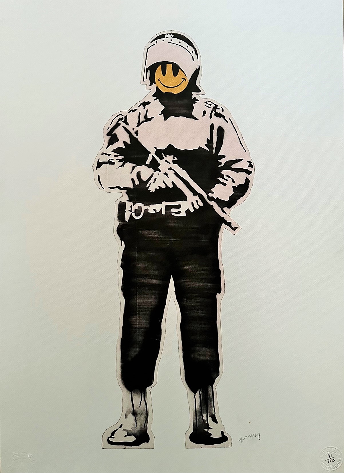 Soldat Souriant - Banksy – Image 1