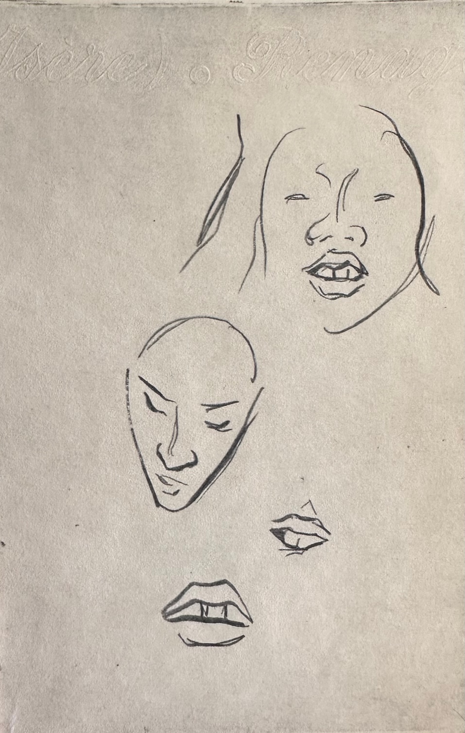 Etude de Visages - Gauguin Paul – Image 1