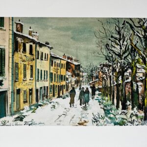 Paysage de Neige - Maurice Utrillo