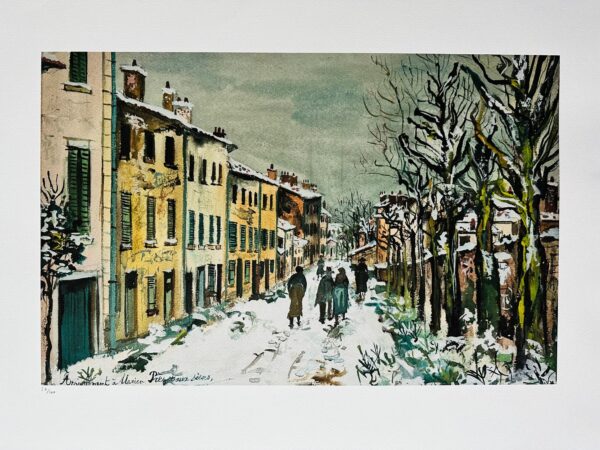 Paysage de Neige - Maurice Utrillo