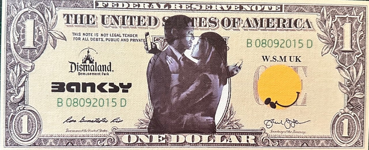 Girl On Swing - Banksy – Image 1