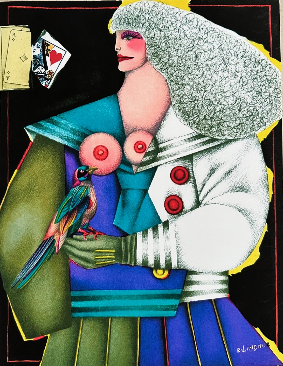 Femme et Oiseau - Lindner Richard – Image 1