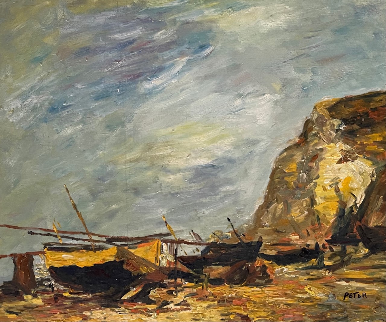 Les Barques - 20E Eeuw Ecole Moderne – Image 1