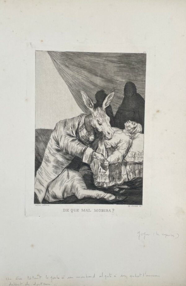 De Que Mal Morira ? - Francisco De Goya