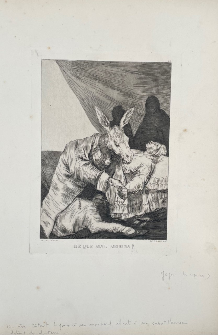 De Que Mal Morira ? - Francisco De Goya – Image 1
