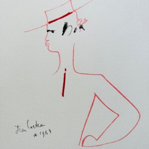 Homme de Profil - Jean Cocteau