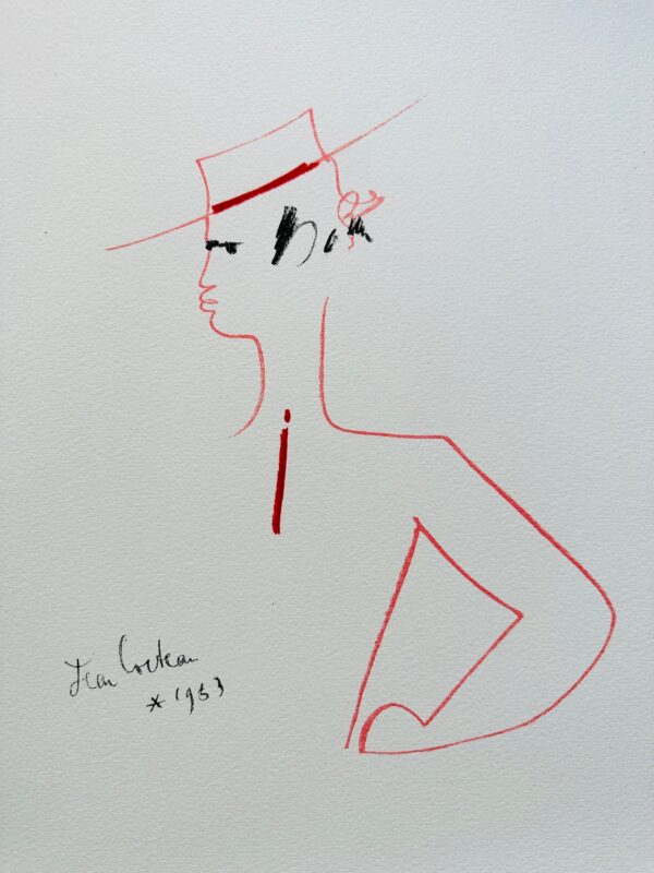Homme de Profil - Jean Cocteau