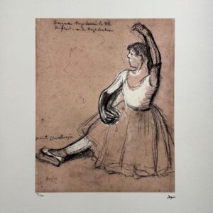 Danseuse Vue de Profil - Degas Edgar