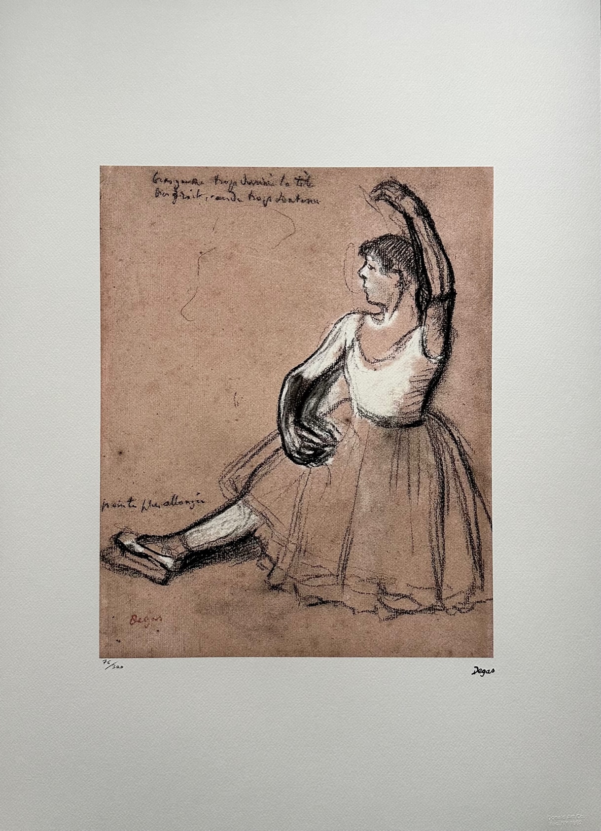 Danseuse Vue de Profil - Degas Edgar – Image 1