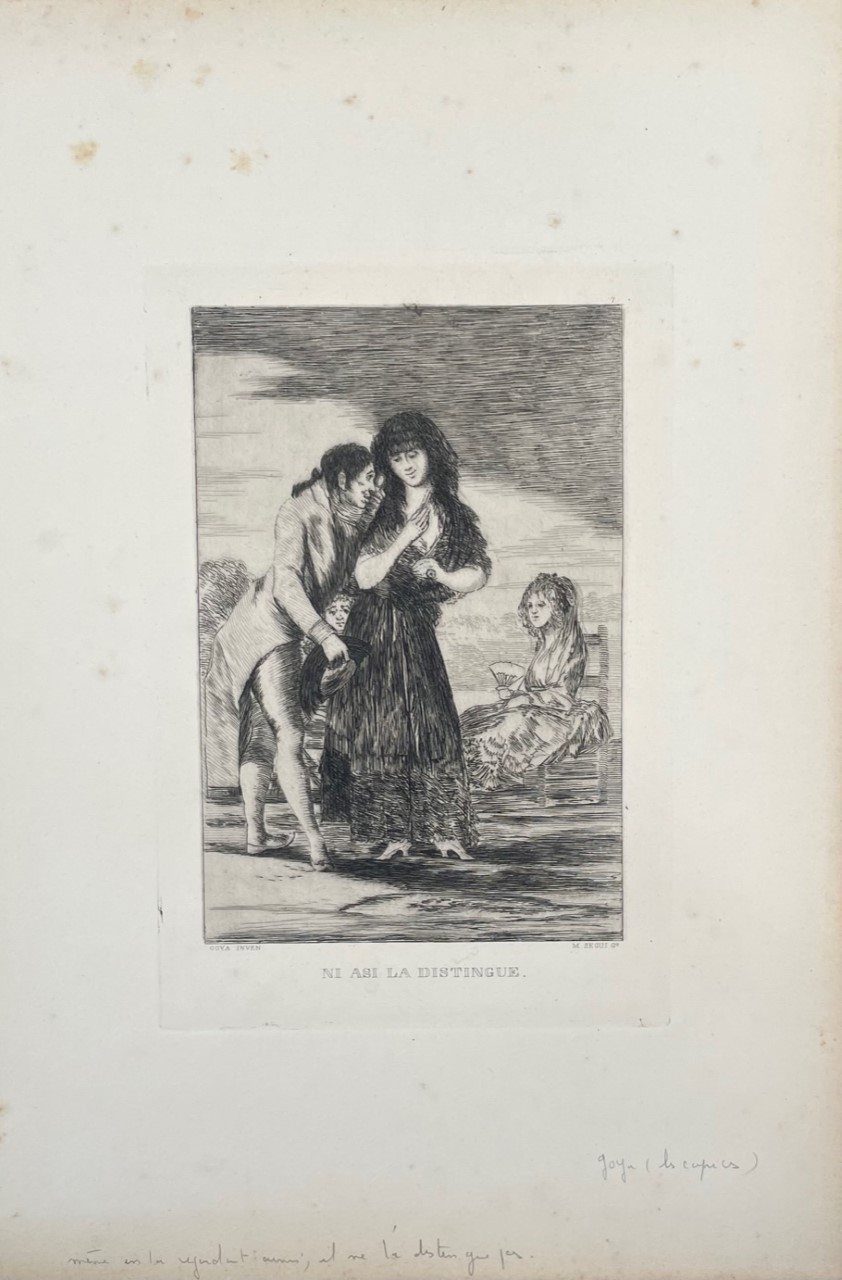 Ni Asi la Distingue - Francisco De Goya – Image 1