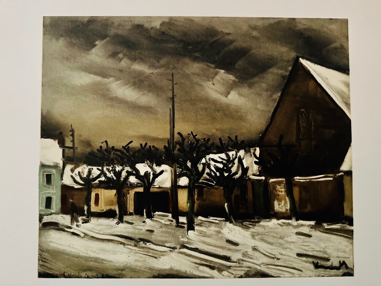 Les Tilleuls Sous la Neige - Maurice De Vlaminck – Image 1