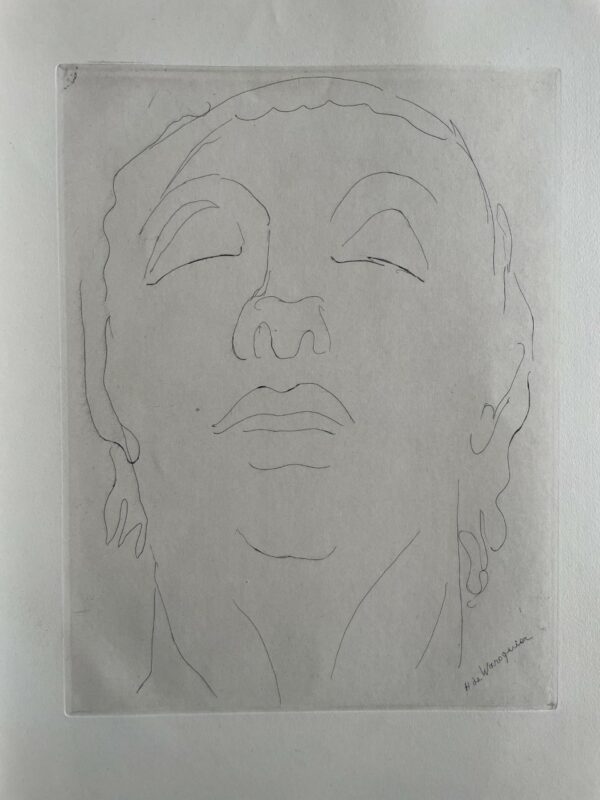 Visage - Henri De Waroquier