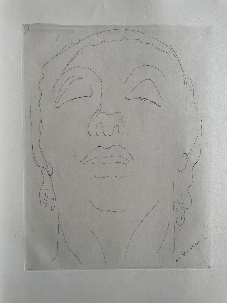 Visage - Henri De Waroquier – Image 1