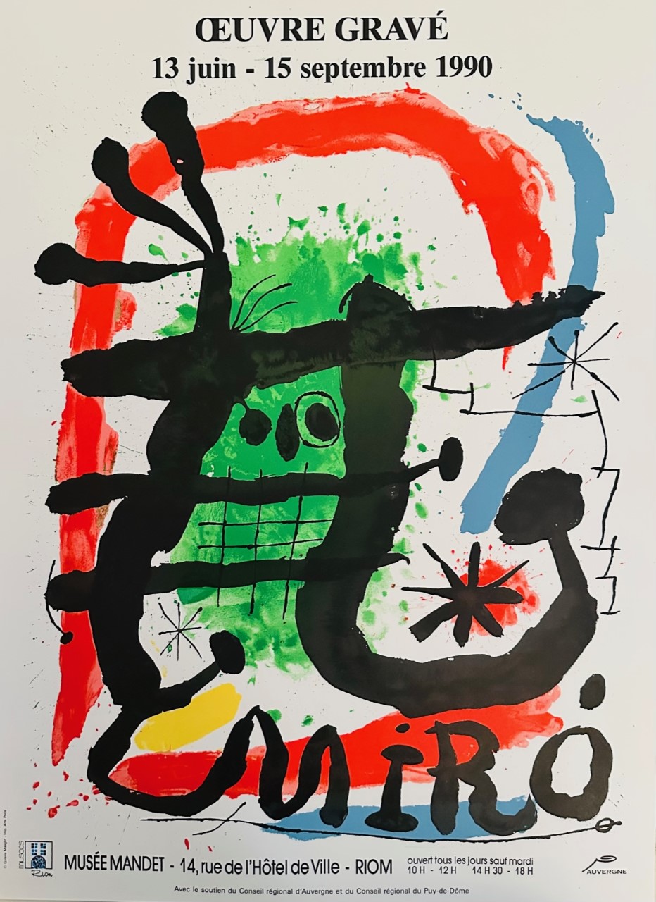 Personnage Surréaliste Vert - Miró Joan – Image 1