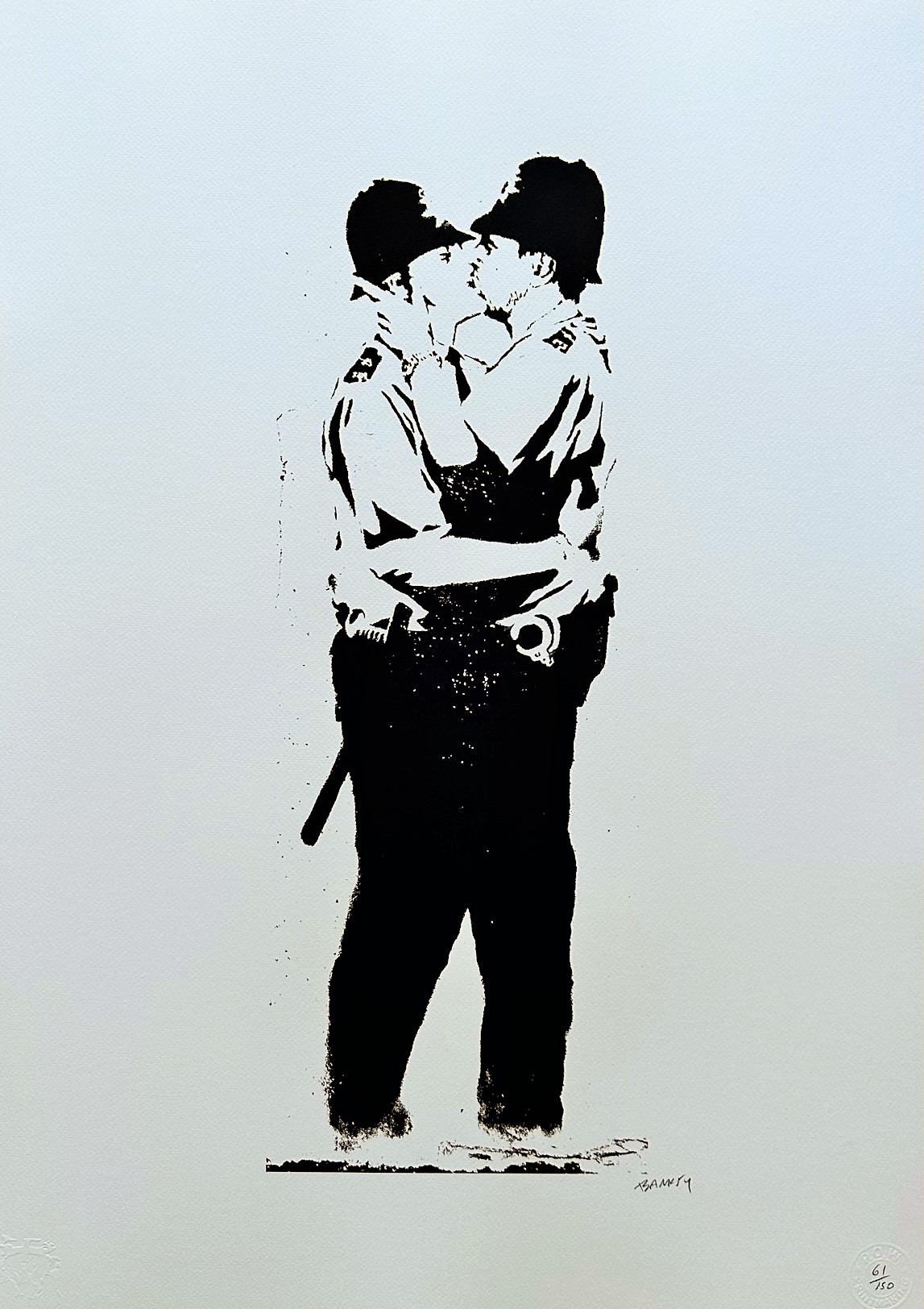 Kissing Coppers - Banksy – Image 1