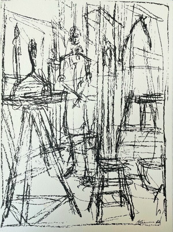 Buste dans L'atelier - Alberto Giacometti
