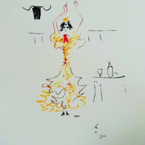 La Danseuse A Table - Jean Cocteau