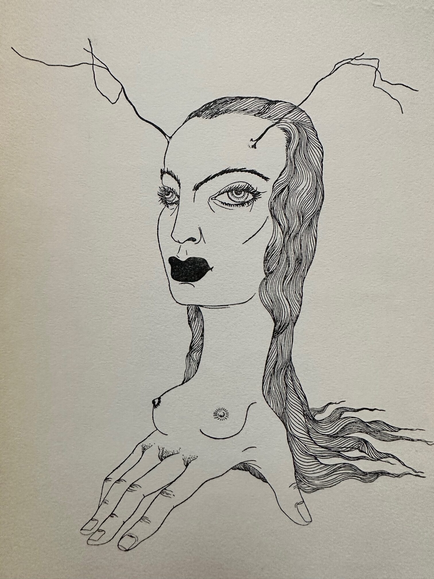 La Medieuse - Félix Labisse – Image 1