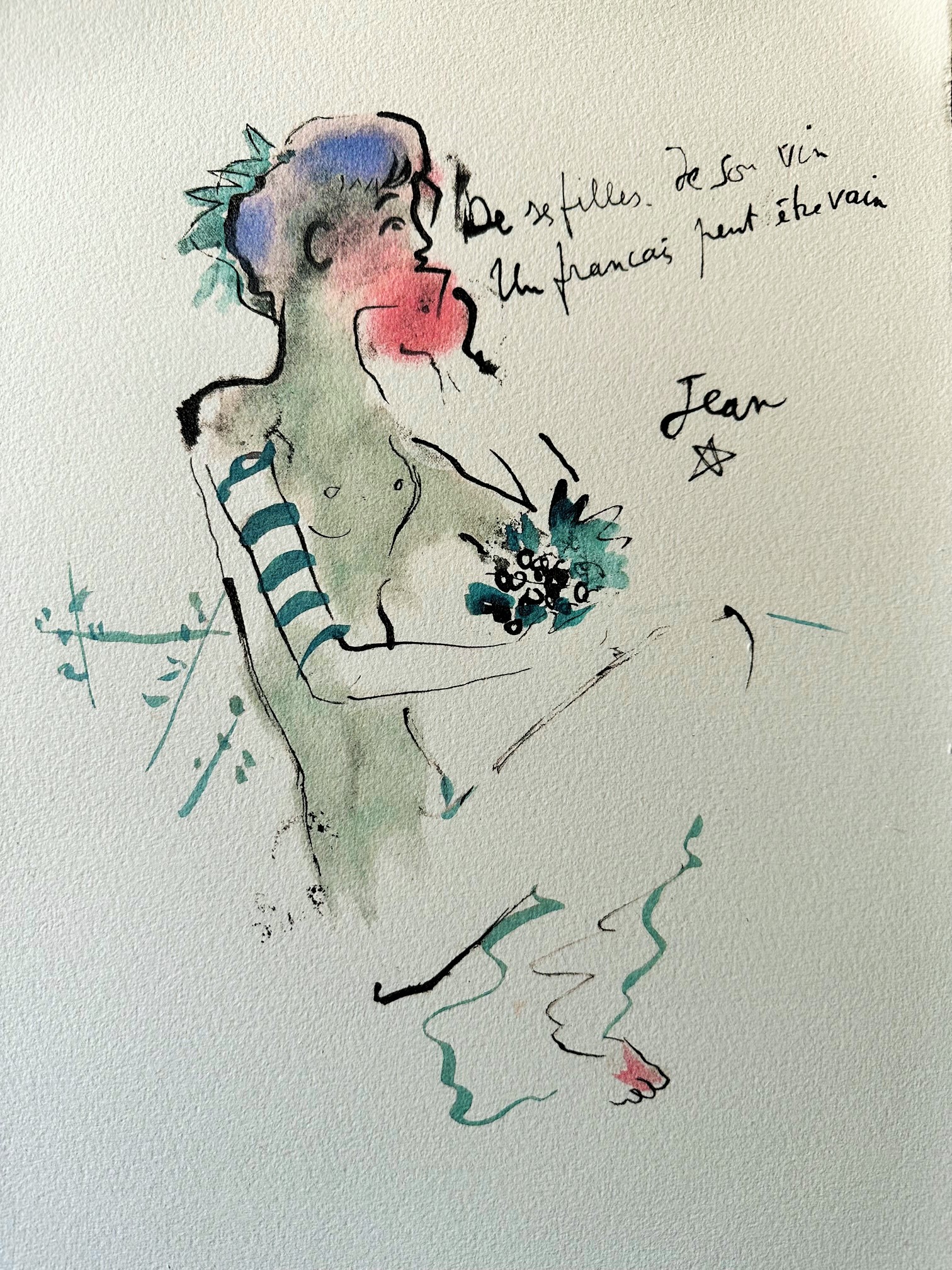 De Ses Filles , de Son Vin, un Francais Peut Etre Vain - Cocteau Jean – Image 1